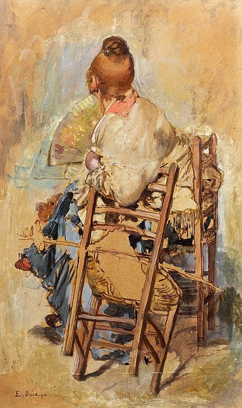 Donna seduta
